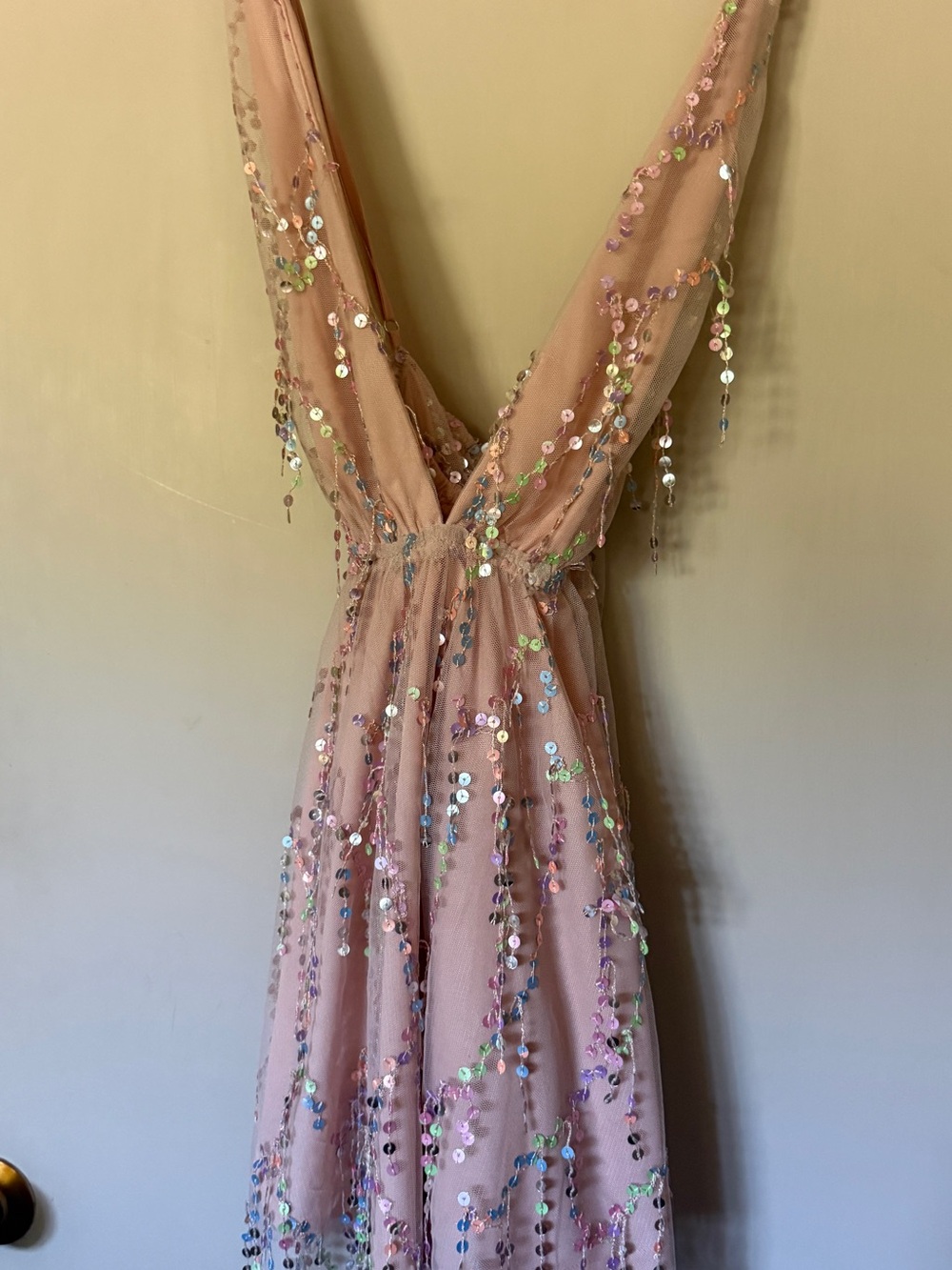 Hello Molly Pink Sequin Tulle Mini Dress - Picture 2 of 8